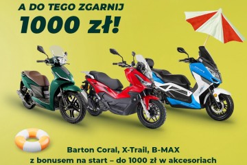 Barton Coral 125 2024r. Raty, transport cały kraj !!!